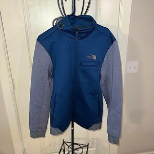 Navy Blue & Anchor Grey ( NORTH FACE ) Zip Up Apex Jacket